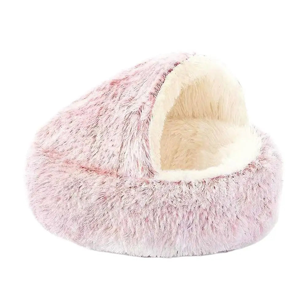 Plush Round, Warm, Soft, Comfortable Basket 2 in 1 Sleeping Bag / Bed