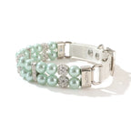 Pearl Pet Collar with Rhinestones for Small/Medium Dogs