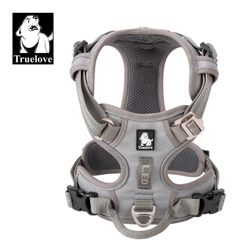 Dog Harness - Special Edition and Upgraded Version - Reflective Camouflage Nylon - Easy to Adjust