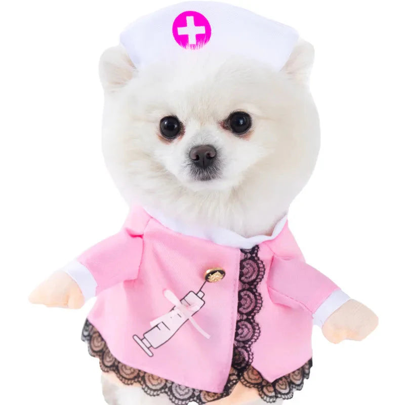 1PCS Halloween Dagger Pet Transformation Dress Festival Funny Knife Holding Dog Clothes Cat Standing Dress Pet Dress Up