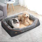 Dog Bed Waterproof, Anti Allergy, Fleece, Removable, Washable Cover