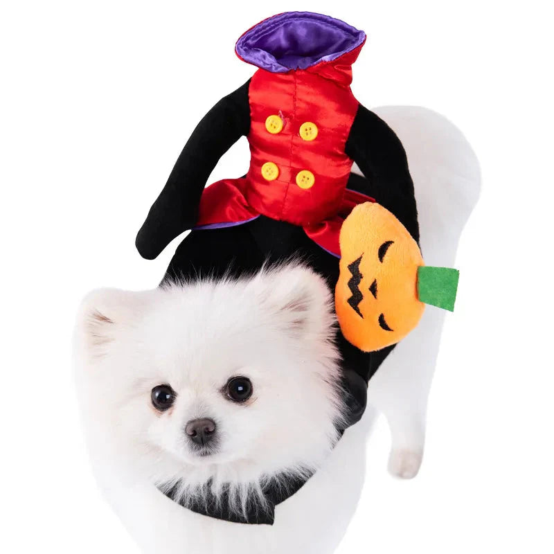 1PCS Halloween Dagger Pet Transformation Dress Festival Funny Knife Holding Dog Clothes Cat Standing Dress Pet Dress Up