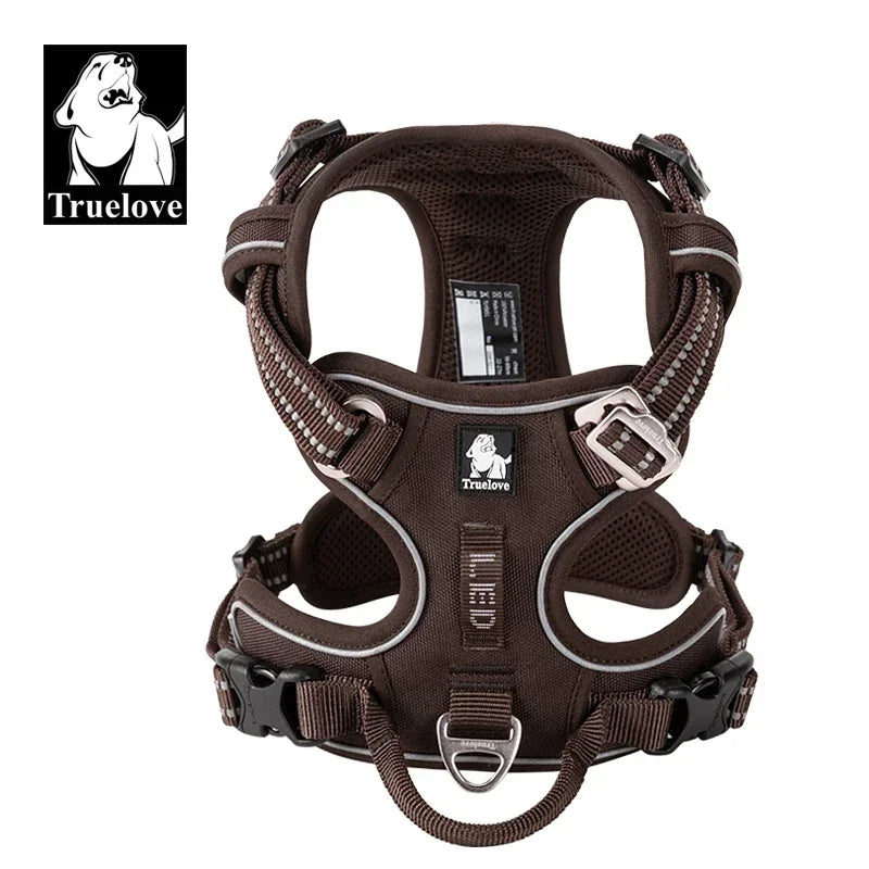 Dog Harness - Special Edition and Upgraded Version - Reflective Camouflage Nylon - Easy to Adjust