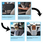 Center Console Pet Car Carrier for Cats and Dogs - Pet Travel Bag