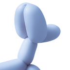 Balloon Dog Toy Blue