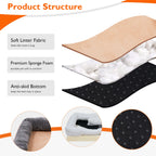 Dog Bed Waterproof, Anti Allergy, Fleece, Removable, Washable Cover