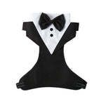 Dog Tuxedo Harness with Bow Tie | No-Pull Wedding & Party Vest