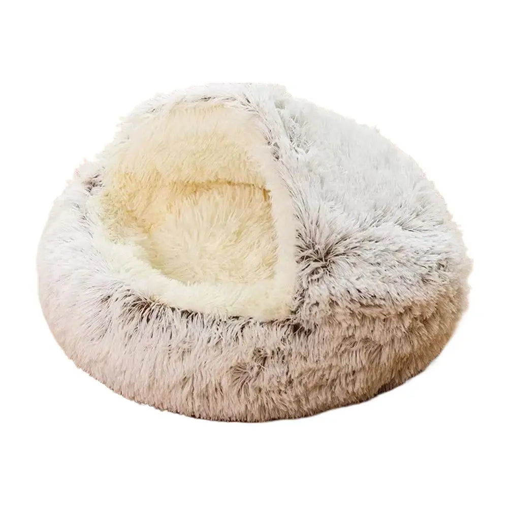 Plush Round, Warm, Soft, Comfortable Basket 2 in 1 Sleeping Bag / Bed