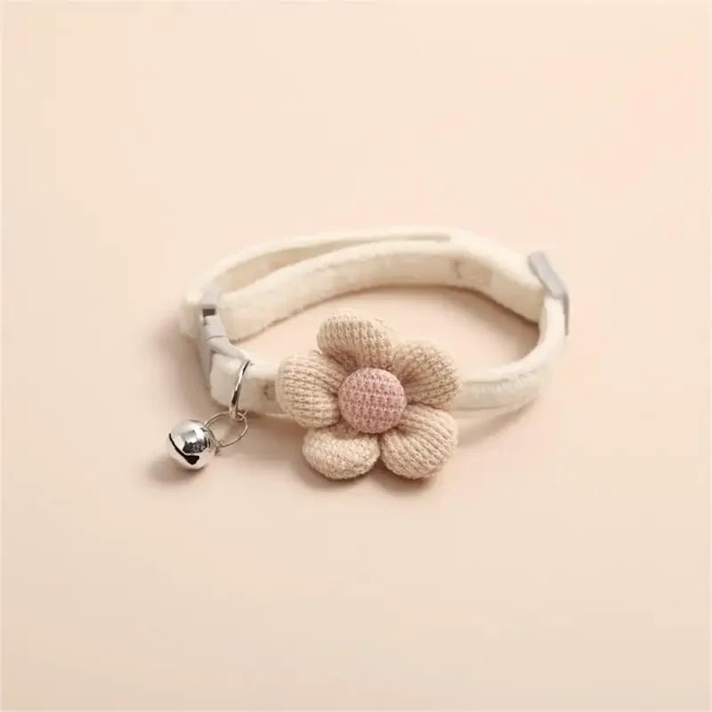 Flower Bell Collar for Cats