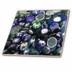 3dRose A Painting of Glass gems Used as vase fillers or Fish Tank Gravel - Tiles (ct_334264)
