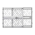 Portable Pet Gate 26 -40 Wide Pressure Mount No Tools Light Gray 8871 Paws