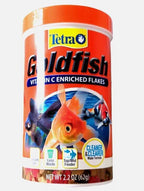 Tetra Goldfish Fish Food Vitamin C FlakesClearer Water Complete Diet 2.2 OZ