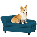 Elevated Pet Sofa Bed with Storage - Small & Medium Dogs