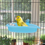 Bird Bath with Mirror Portable
