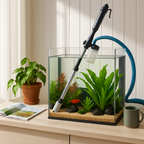 Battery-Operated Aquarium Vacuum Gravel Cleaner