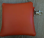 Dog Waste Bag Holder,  Zipper Pouch, Embroidered Bassett Hound