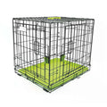 M-Pets Voyager Double Door Large Dog Crate Green 91x58x63cm