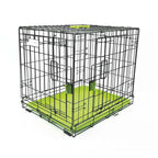 M-Pets Voyager Double Door Large Dog Crate Green 91x58x63cm