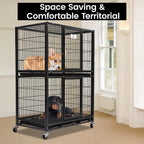 31" Two-Tier Dog Crate 46A