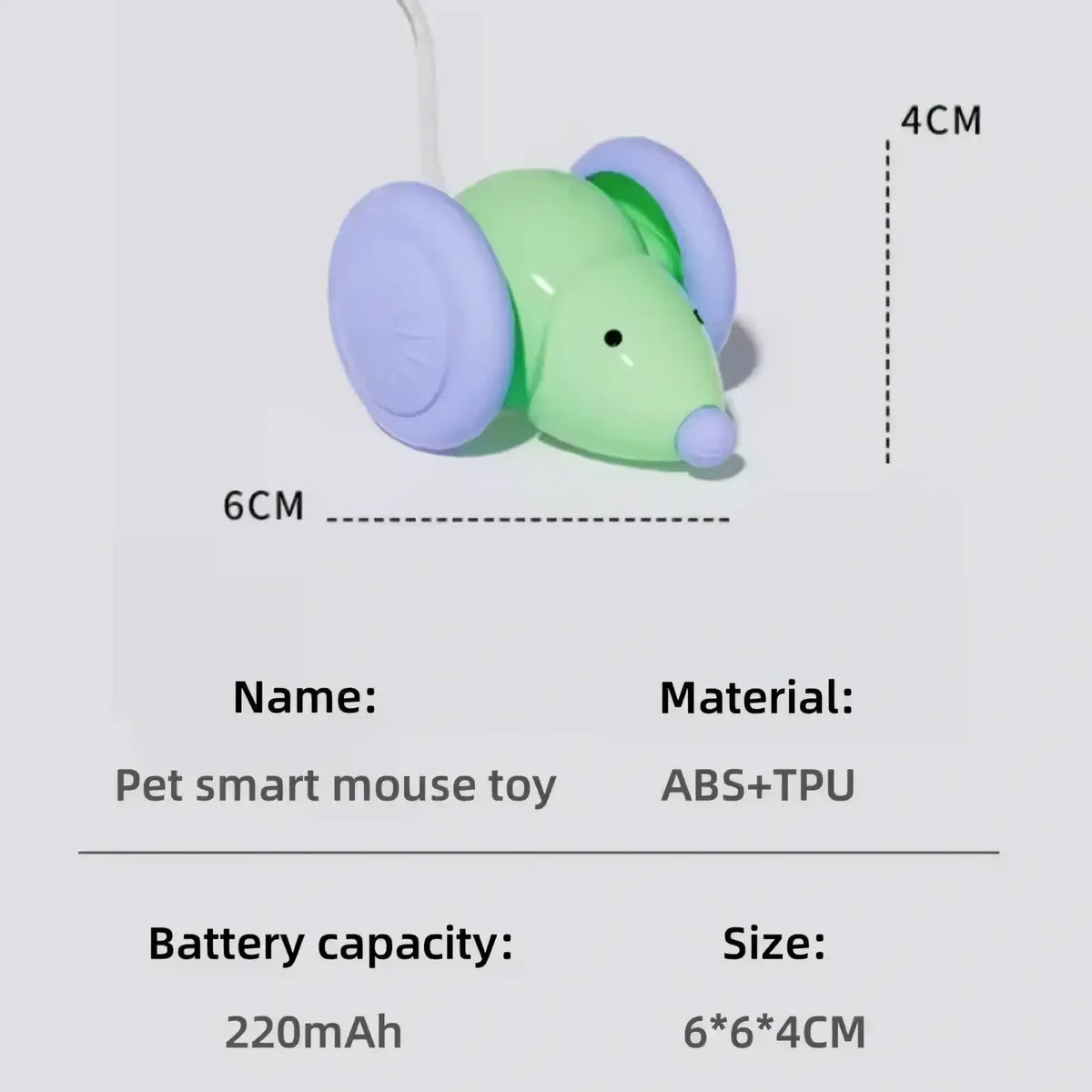 Interactive Electric Mouse Cat Toy Automatic Pet Toy
