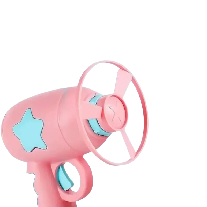 Interactive Flying Disc Cat Toy Gun