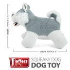 Jeffers Animal Cuddlers Plush Squeaky Dog Toys
