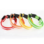 LED Dog Collar | Nylon Light-Up Safety Collar, Reflective Glow