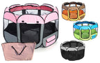 Pet Life ® 'All-Terrain' Lightweight Easy Folding Wire-Framed Collapsible Travel Pet Dog Playpen crate