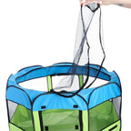 Pet Life ® 'All-Terrain' Lightweight Easy Folding Wire-Framed Collapsible Travel Pet Dog Playpen crate