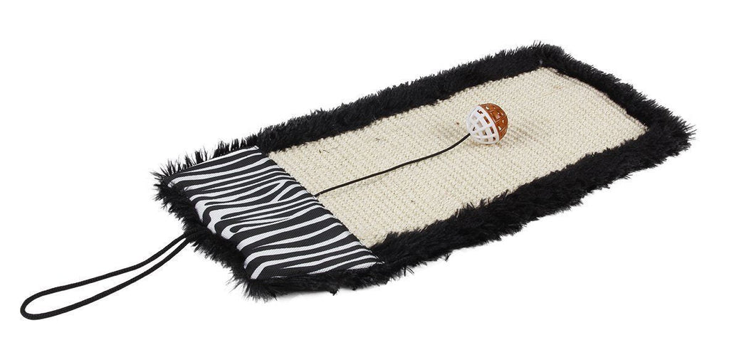 Pet Life ® 'Scrape-Away' Sisal and Jute Hanging Carpet Cat Scratcher Toy