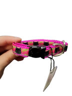 1/2" Black Cat Nylon Dog / Cat Collar