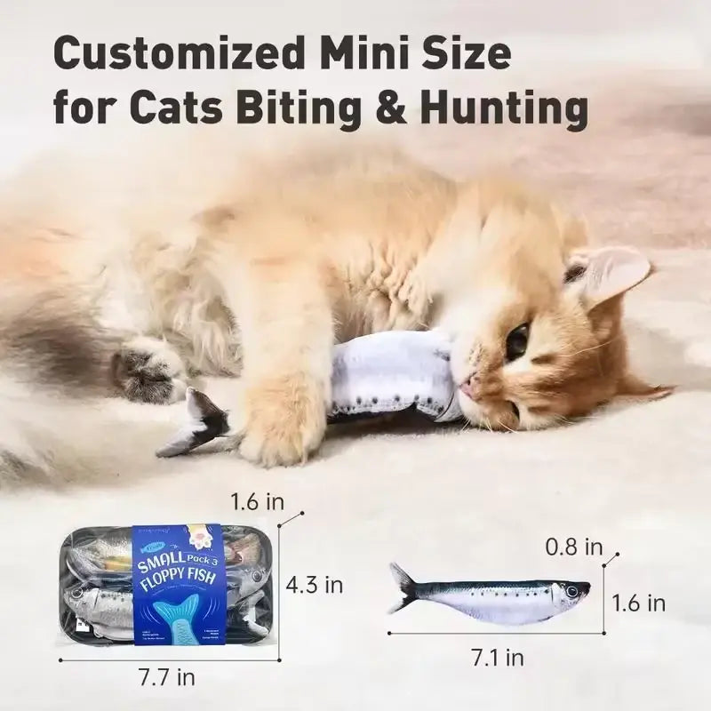 Smart Electric Interactive Fish Cat Toy