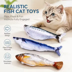 Smart Electric Interactive Fish Cat Toy