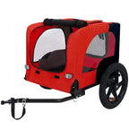 Pet Bike Trailer with Foldable Steel Frame - Small & Medium Pets