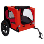Pet Bike Trailer with Foldable Steel Frame - Small & Medium Pets