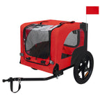 Pet Bike Trailer with Foldable Steel Frame - Small & Medium Pets