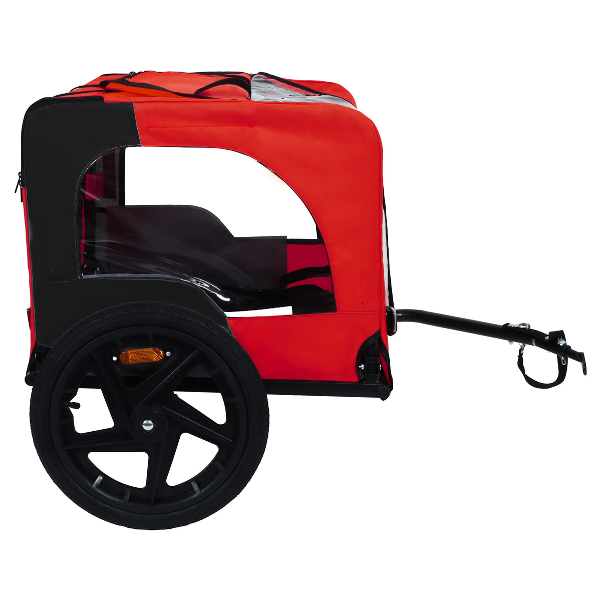 Pet Bike Trailer with Foldable Steel Frame - Small & Medium Pets